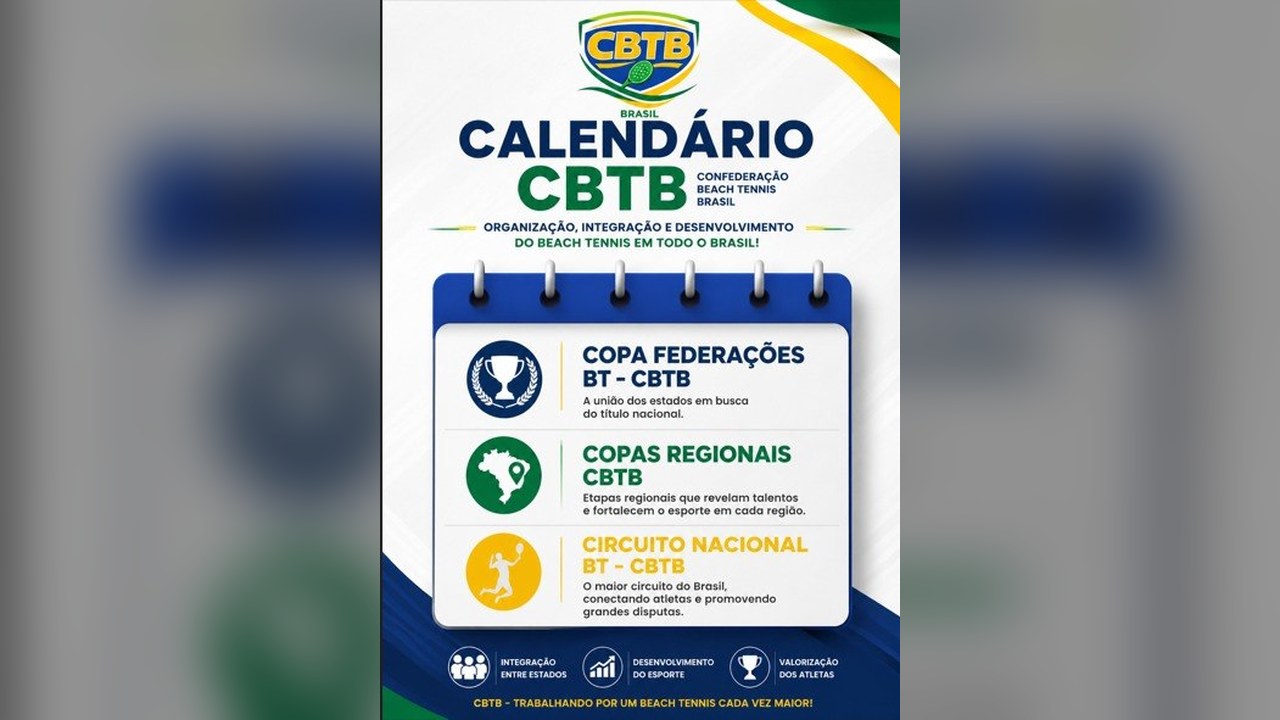 CBTB anuncia o calendário oficial e novas federações estaduais filiadas