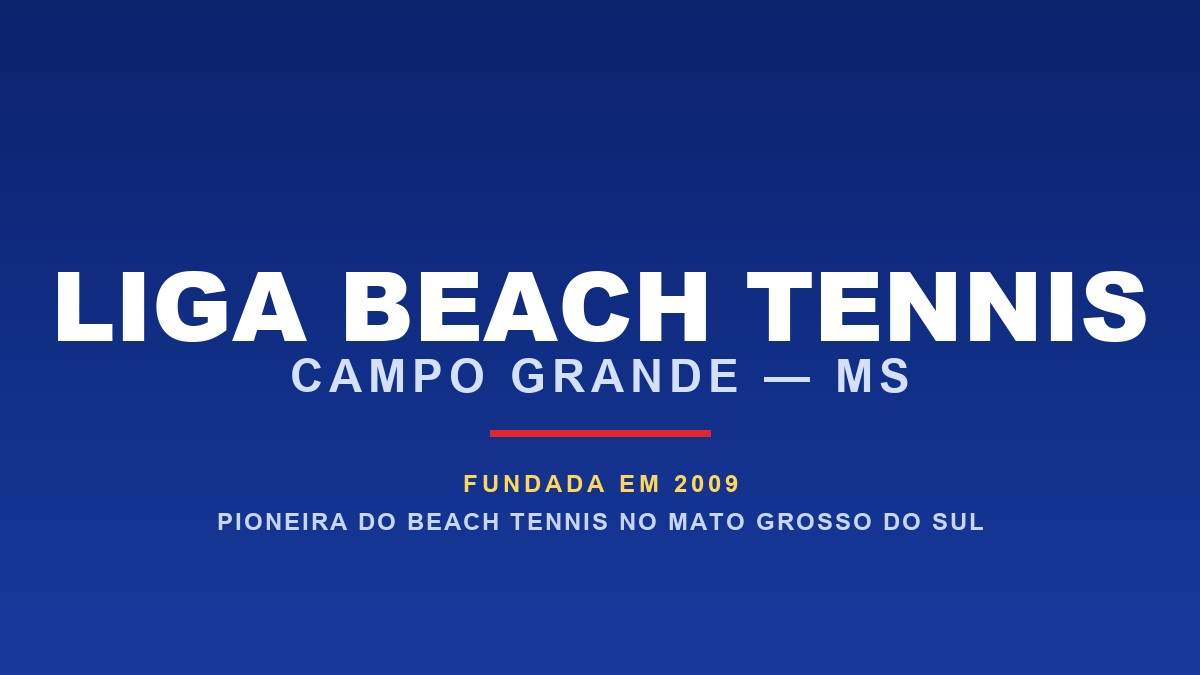Liga Beach Tennis Campo Grande – MS